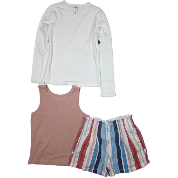 Other - Girls Size 12 Mixed Lot 3pc 90 Degree Top Jessica Simpson Tank Tractr Shorts